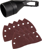 Einhell Deltaschleifer TC-DS 20 E (200 W, 2 mm Schwingkreis, bis 22.000 min-1 Schwingzahl, Drehzahlregulierung, Schleifschuh mit Kletthaftung, inkl. 9x Schleifpapier)
