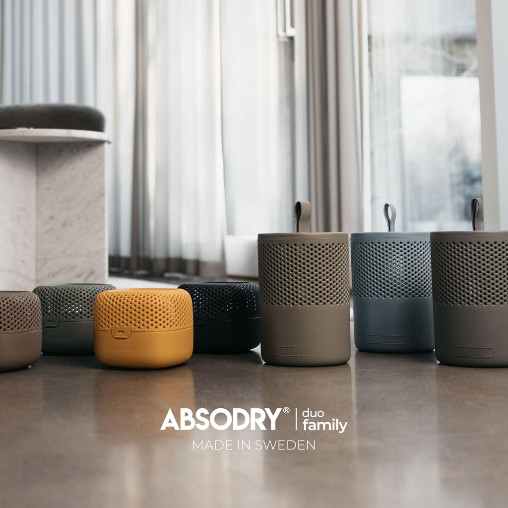 AbsoDry - Luftentfeuchter Nachfüllpack 16x600g - AbsoDry kompatibel - Verhindert Geruch & bindet Feuchtigkeit - Trockenmittelbeutel mit Granulat für Raumentfeuchter - Entfeuchter Nachfüllpack