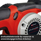 Einhell Professional Akku-Bandschleifer TP-BS 18/457 Li BL-Solo Power X-Change (18 V, Brushless-Motor, inkl. 3x P80 Schleifband 457x75 mm, ohne Akku & Ladegerät)