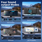 2026 Neuestes 11,5 Zoll Android Auto Display & Carplay Display: Buddy Display Car Play mit Navigation 4K Dashcam Rückfahrkamera Bluetooth Sprachsteuerung IPS Touchscreen Mirror Link AUX FM 64G TF