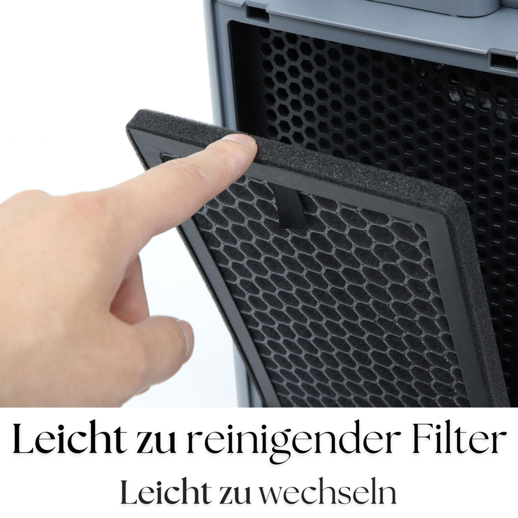 Zilan Turmventilator sehr leise mit Kühlung Standventilator mit Fernbedienung energiesparend oszillierend - Säulenventilator Aircooler Luftkühler Bodenventilator Tower Fan 12 Stufen (Venom Black)