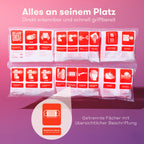 PURAHELP® KFZ Kombitasche inkl. Beatmungstuch [DIN 13164] - Verbandskasten Auto mit Warndreieck & Warnweste - PKW Verbandskasten StVO Konform für 2026 - Erste Hilfe Set Auto - First Aid Kit Car