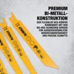 DEWALT 12-tlg. Säbelsägeblätter Set mit Aufbewahrungs-Box, DT2445-QZ