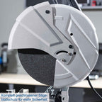 Scheppach Trennschneider MT150 Metallsäge Metall Kappsäge mit Softstart Gehrungssäge | Schnitthöhe max. 115mm | 2600W Leistung | 4200 min-1 | Trennscheibe Ø 355 x 25,4 mm | Neigungswinkel 0-45°