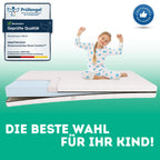 smartwood Kindermatratze 90x200 12cm Matratze für Kinder - H2 Schaumstoffmatratze Oeko-TEX-Zertifiziert - Wendbar - mit Waschbarem Antiallergischem Bezug – SmartComfort | Made in EU