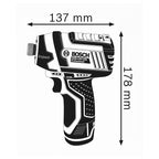 Bosch Professional 12V System Akku Drehschlagschrauber GDR 12V-105 (inkl. Einlage, ohne Akku/ Ladegerät)