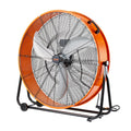 VEVOR Trommelventilator, 30 Zoll Industrie-Ladenventilator, Bodenventilator mit 3 Gänge, Trommelgebläse 13000 CFM, Standventilator 360° verstellbarer, Windmaschine für Lager, Werkstatt, Fabrik, Keller