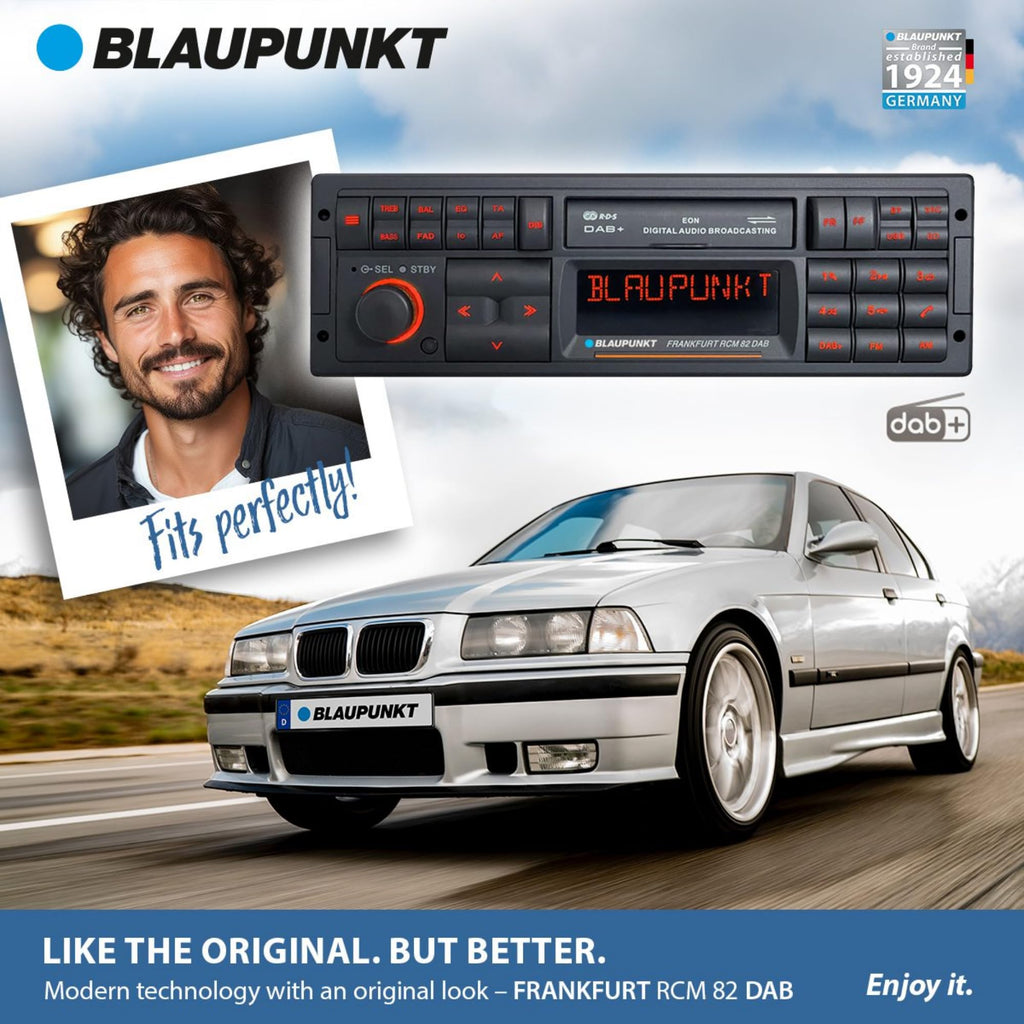 Blaupunkt Frankfurt RCM 82 DAB,1-DIN Autoradio, DAB+, Bluetooth, AUX; USB, SD-Karteneingang, Lenkradfernbedienung, Freisprecheinrichtung, Equalizer, 200 Watt, schwarz