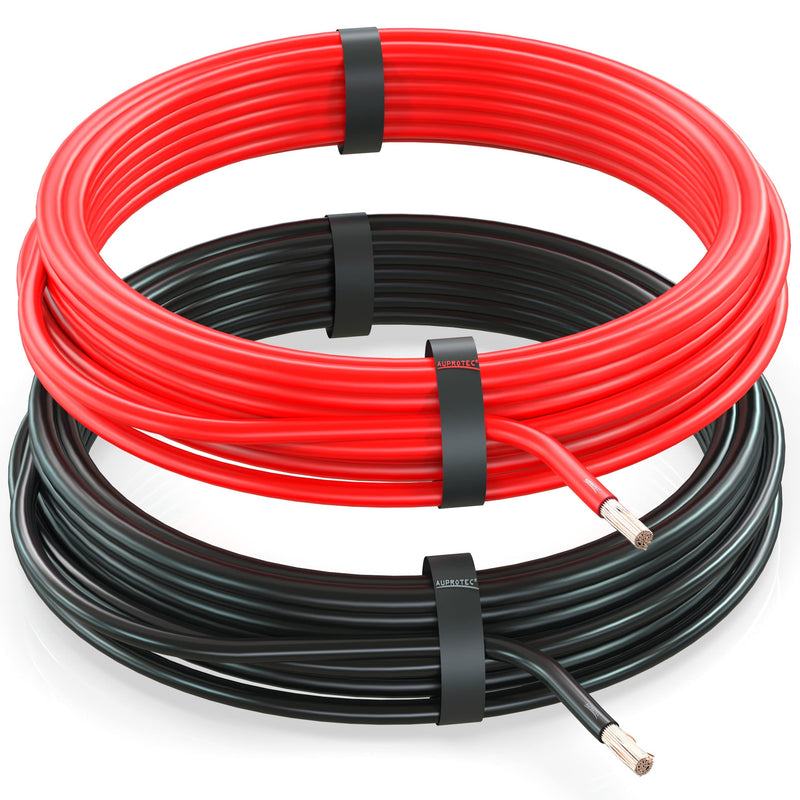 AUPROTEC Fahrzeugleitung 6,0 mm² Set 2 Farben à 5m FLRY-B als Ring