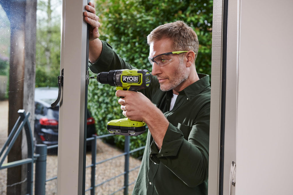 RYOBI 18 V ONE+ Brushless Akku-Schlagbohrschrauber RPD18BL2-0, max. Drehmoment 95 Nm, 24 Drehmomenteinstellungen, 13 mm Schnellspannbohrfutter, G5 GripZone, ohne Akku und Ladegerät
