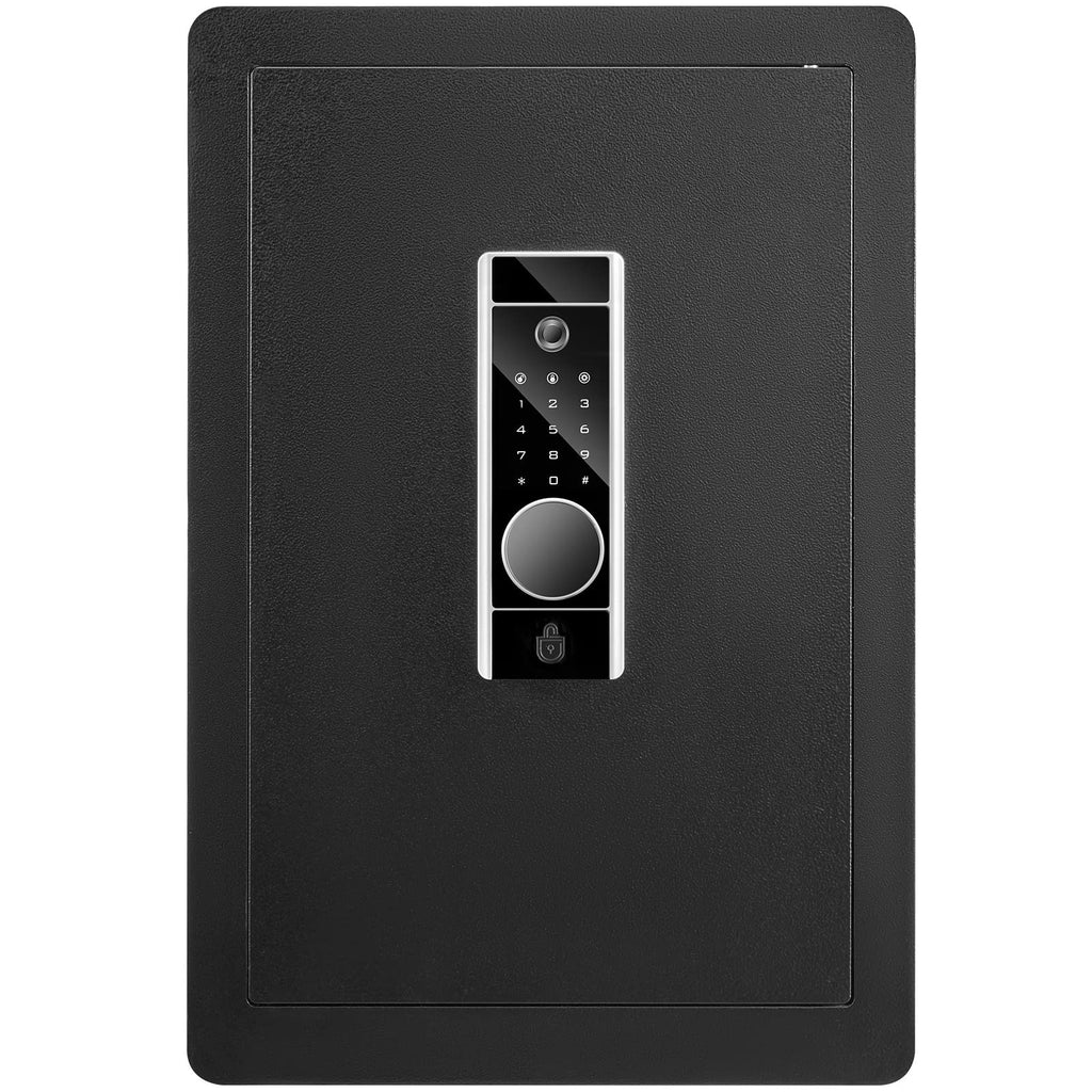 VEVOR Safe Tresor 2,2 Kubikfuß, Möbeltresor mit Feuerfester Geldtasche, Passwort & Schlüssel & Fingerabdruck Herausnehmbares Regal, Innenschrank, Wandtresor für Bargeld, Schmuck, Dokumente, Wertsache