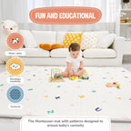 Krabbelmatte Baby Faltbar Spielmatte Kinder Spieldecke 150x180x1cm Krabbeldecke Für Baby - Babymatte Kindermatte - Schaumstoffmatte Kinderteppich- Spielteppich - Bodenmatte Kinder - Babygeschenk