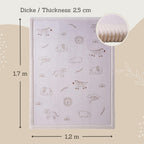 Hakuna Matte Wolkenweiche Spielmatte Baby 170x120x2,5cm – Teppich für Kinderzimmer mit hochwertigem Memory-Schaum – Krabbelmatte Baby mit Rutschfester Unterseite – Krabbeldecke, Tatami Matte