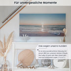 Könighaus Infrarotheizung mit Bild - 1200 Watt + Smart Thermostat & Könighaus APP - Energiesparende Infrarot Wandheizung mit Bildmotiv – TÜV SÜD - Weißer Rahmen (07. Schneelandschaft)
