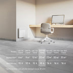 STIEBEL ELTRON Wandkonvektor CNS 150 Trend, 1,5 kW für ca. 20 m², TÜV geprüft, LC-Display, Wochentimer, Elektroheizung energiesparend, Wandmontage, mit Stecker, 236527