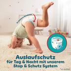 Pampers Baby-Dry Pants Größe 7, 126 Windeln, 15kg+, 360grad Passform hilft, Auslaufen zu verhindern