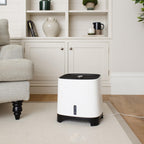 Meaco Armin 680 ml Luftbefeuchter Verdunstungsbefeuchter für Zimmer mit zu 89 m2, großer 4,7 L Tank, für weiches und hartes Wasser geeignet, reine ideal befeuchtete Luft, keine weißen Rückstände