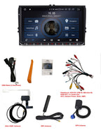 M.I.C. AV9-lite Android 12 Autoradio mit navi Ersatz für VW Golf t5 touran Passat RNS RCD Skoda SEAT: DSP DAB Plus Bluetooth 5.0 WiFi 2 din 9" IPS Bildschirm 2G+32G USB Auto zubehör DE/at/CH