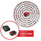 Original Einhell Starter Kit 4,0 Ah Akku und Ladegerät Power X-Change (Li-Ion, 18 V, 75 min Ladezeit, passend für alle Power X-Change Geräte) 1er Pack