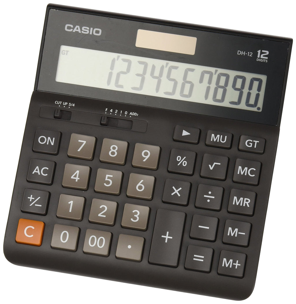Casio-DH-12BK S-EH Taschenrechner Desktop -