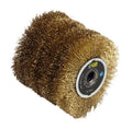 Fartools 110885 Bürste mit Messingdraht, 0,3 mm, Ø 120 mm, L 100 mm, kompatibel mit Renovierer REX120, REX200 und REX-H200 zum Abbeizen/Entgraten