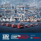 Bosch Professional 18V System Akku Baustellenradio GPB 18V-2 SC (Empfang über DAB+, Bluetooth, FM und AUX, inkl. 1x Netzteil, 1x AUX-Kabel, 1x 3V CR2032 Lithium-Knopfzellen-Batterie)