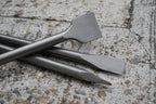 Projahn 844002 Meißel-Set Eco SDS-max 3-tlg. / Satz zum Trennen und Bearbeiten von Beton-/Mauerwerk/in Kunststoffbox/für Ab-/Durchbrucharbeiten und schwere Abrissarbeiten/optimale Standzeiten