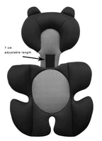 Storchenbeck Babyautositz kissen Autositz-Einsatz Sitzauflagen Universal für Kinderwagen Autositz Hochstuh (schwarz)
