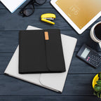 Rocketbook Capsule 2.0 Folio Cover für Core und Fusion | 100% recycelbar, mit Stifthalter, magnetischem Verschluss und Innenstaufach | Schwarz, Executive A5 Größe 15.2 cm x 22.3 cm, 1 Stück