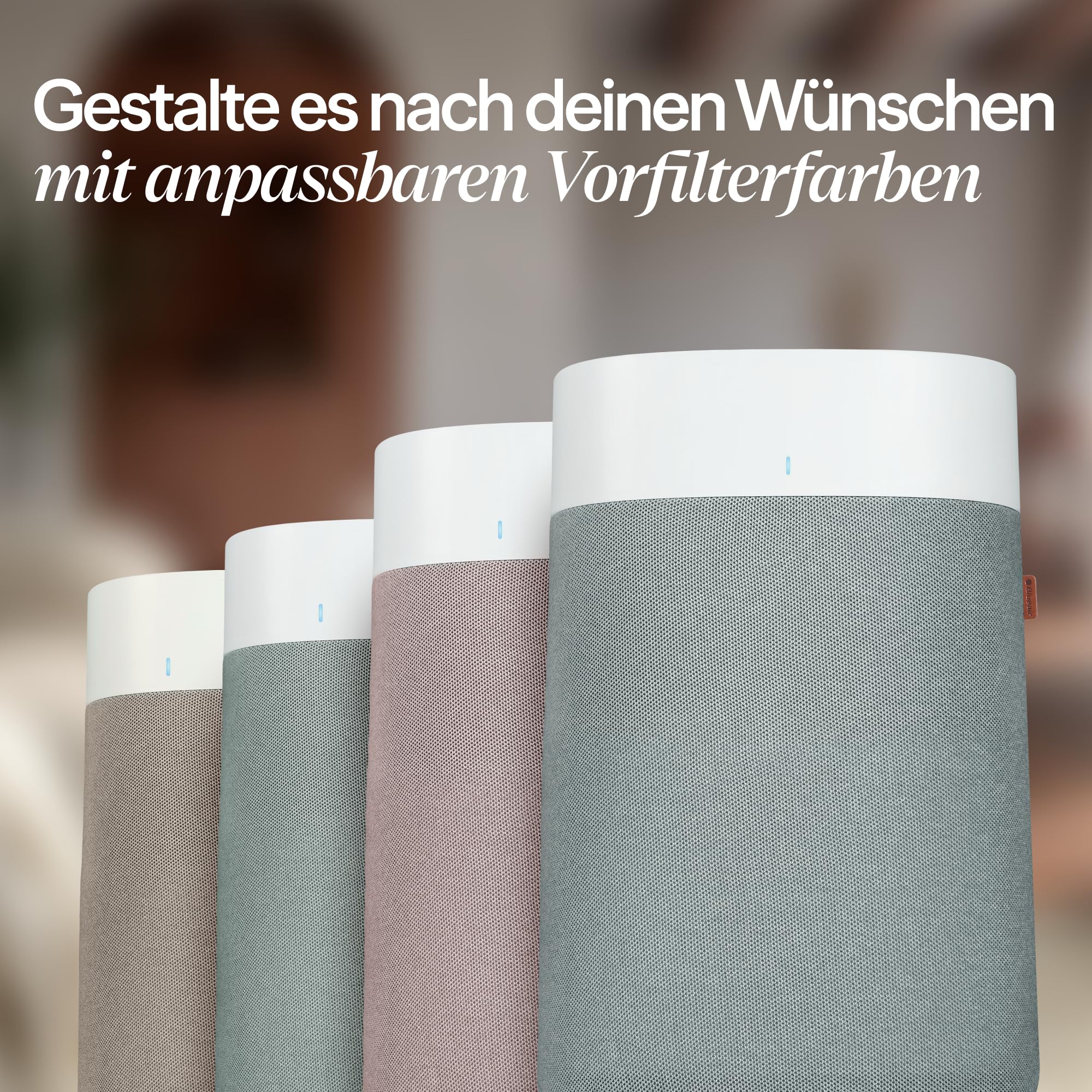 BLUEAIR Blue Pure 211i Max Luftreiniger für große Räume bis 141 m² – Smart, leise, mit HEPASilent-Technologie – entfernt Allergene, Tierhaare, Rauch, Staub und Schimmel – ideal für Zuhause & Haustiere