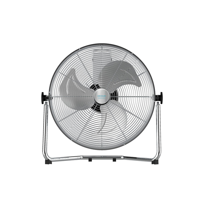 Cecotec Industrie-Ventilator EnergySilence 4300 Pro, 110 W, 3 Metallklingen 18" (45 cm), 3 Geschwindigkeiten, Kupfermotor, Einstellbare Neigung, Verchromte Oberfläche