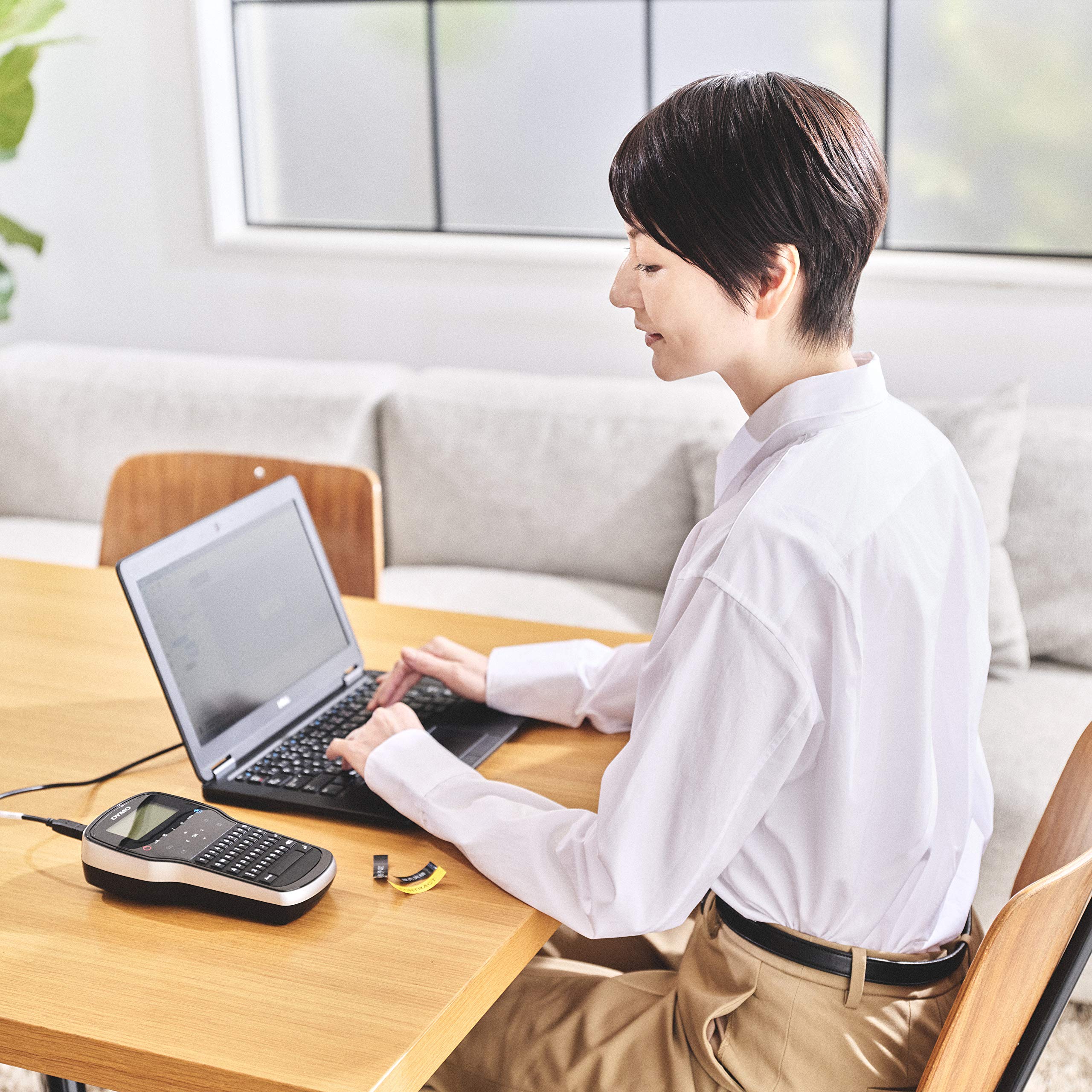 DYMO LabelManager 280 Tragbares Beschriftungsgerät im Koffer | Wiederaufladbares Etikettiergerät mit QWERTZ Tastatur | mit PC- oder Mac-Schnittstelle | für D1 Etiketten in 6, 9 und 12mm Breite