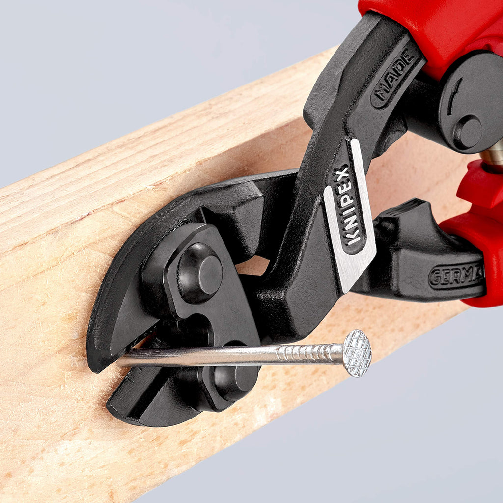 KNIPEX CoBolt Kompakt-Bolzenschneider mit schlanken Mehrkomponenten-Hüllen, mit integrierter Befestigungsöse zum, 71 22 200 T