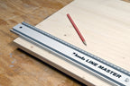 kwb LINE MASTER Präzisionslineal – 800-mm Länge, Universal-Führungsschiene für Kreissäge, Stichsäge und Oberfräse, Lineal für Bastelarbeiten, Zuschnitte und große Zeichnungen, 10-teilig