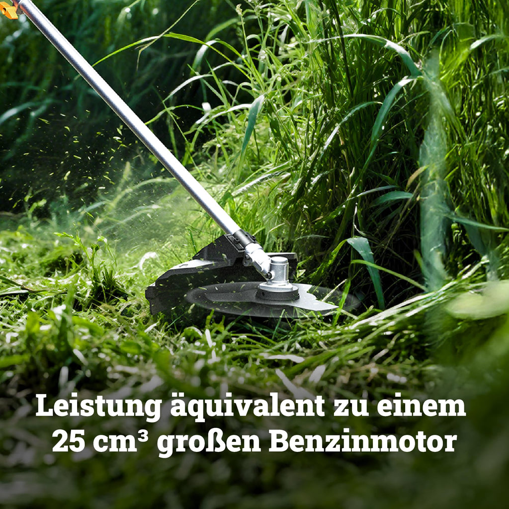 WORX WG084E.9 Akku-Sense 40V - Brushless Motor - 38 cm Trimmdurchmesser & 25,5 cm Messerdurchmesser - Zweihandgriff - Doppelfaden-System - leichtes & kompaktes Design - ohne Akku & Ladegerät