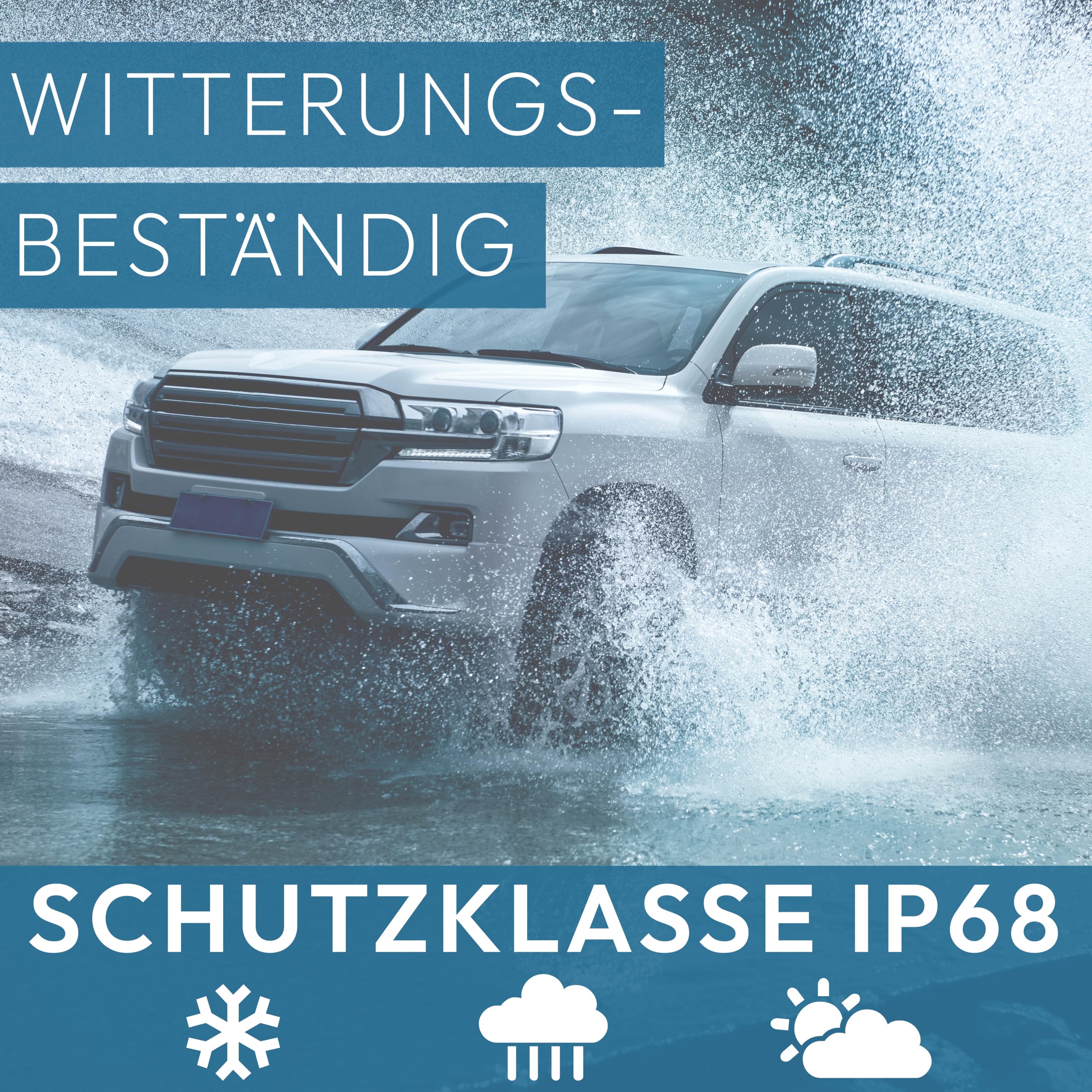 VSG24 Rückfahrkamera 7" HD Starter-Set inkl. Kamera, Monitor, Kabel - Wasserdicht Nachtsicht 12V-24V Einfache Montage/Robustes Rückfahrsystem für Auto Wohnwagen LKW Anhänger Wohnmobile Einparkhilfe