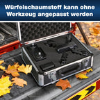 PeakTech Universalkoffer P 7300 – abschließbarer Universal-Transportkoffer mit Würfelschaumstoff – tragbarer Fotokoffer – robuster Koffer mit Schutz vor Regen und Staub – M (320 x 250 x 150 mm)