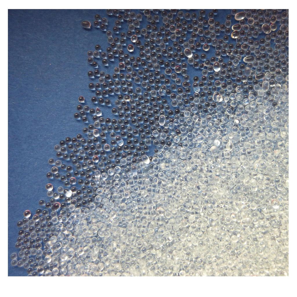 25 KG GLASPERLEN STRAHLMASTER STRAHLMITTEL 90-150 µm STRAHLGUT GLASPERLEN SANDSTRAHLEN MICROGLASPERLEN