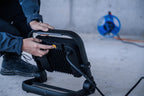 Brennenstuhl LED Baustrahler JARO 14060 M (100W, 11500lm, 6500K, IP65, 5m Kabel, dimmbar, LED Arbeitsstrahler mit Schnellspannverschluss)