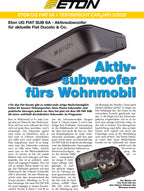 ETON UG FIAT SUB 6A – Aktivsubwoofer kompatibel mit FIAT Ducato III (auch Serie 8), aktive Bassbox bestückt mit 15 cm / 6“ Woofer und 160 Watt Verstärker, Plug & Play Einbau