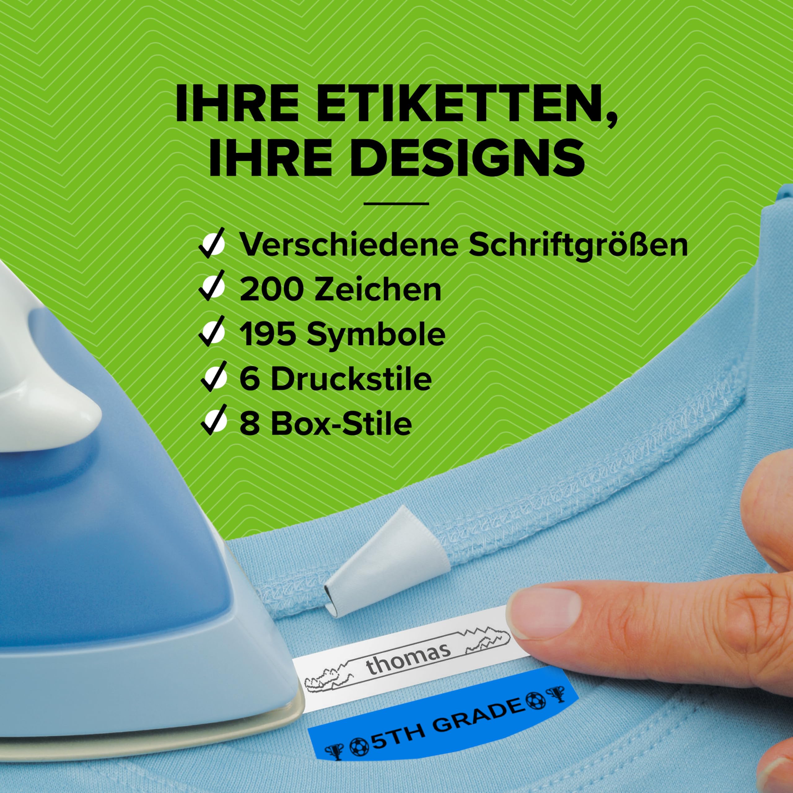 YMO LetraTag LT-100T Beschriftungsgerät | Tragbares Etikettiergerät mit QWERTZ Tastatur | silber | Ideal fürs Büro oder zu Hause