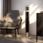 Brandson - Turmventilator mit Fernbedienung - Preisträger 2025 - Oszilation 60° - Standventilator - mobiler Lüfter - Säulenventilator - 96 cm - Ventilator 3 Geschwindigkeiten - GS - pearl-rouge