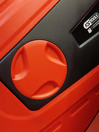 KS TOOLS - 150.4218 – Kabeltrommel für die Wand, 3 x 2,5 mm² – 15 m – automatische Blockierung und Rückführung – Halterung schwenkbar 180° – Schutz IP34 – Design Rot und Schwarz – Garage, Werkstatt,