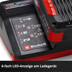 Original Einhell Starter Kit 5,2 Ah Akku und Fastcharger Power X-Change (Li-Ion, 18 V, 80 min Ladezeit, passend für alle Power X-Change Geräte)