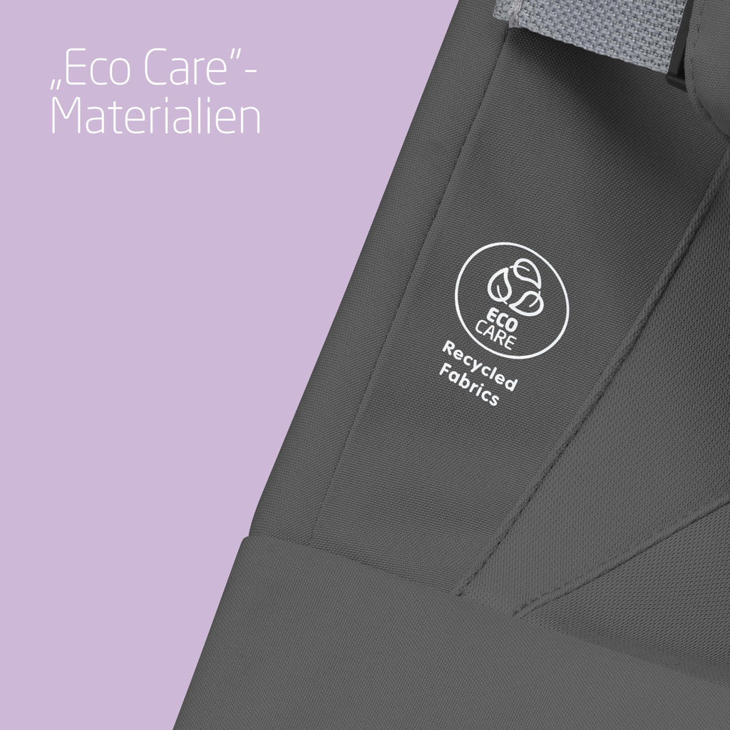 Maxi-Cosi Loa Babywippe, ultrakompakt zusammenklappbare, leichte, 2 Liegepositionen, tragbare, aus 100 % Recyclingmaterialien, 0 bis ca. 2 Jahre, 0–12 kg, Beyond Graphite