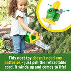TOMY John Deere Heckenschere – Gartenspielzeug ohne Batterien mit realistischer Mechanik & Soundeffekten – Für Kinder ab 18 Monaten