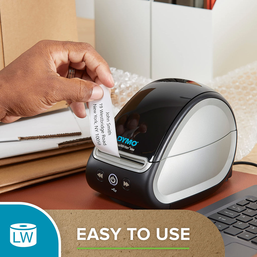 DYMO Original LabelWriter Hochleistungs-Etiketten | 32 mm x 57 mm | weißes Kunststoff-Etikett | Rolle mit 800 Etiketten | für LabelWriter-Beschriftungsgerät