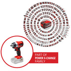 Einhell Akku Schlagschrauber TE-CW 18 Li BL Solo Power X-Change (Lithium Ionen, 18 V, 215 Nm, LED Licht, Bit-Adapter zum Schrauben, ohne Akku und Ladegerät)