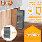 TRESKO 4200 Watt Gasheizung inkl. Gasdruckregler Gasschlauch + Abdeckung | Gasheizer Gasofen Gasheizofen mit 3 Stufen | Infrarot Gasheizgerät (Anthrazit)