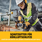 DEWALT 18V XR Akku-Winkelschleifer 125mm mit Paddel-Schalter (bürstenloser Motor, elektrische Bremse & Kupplung, Schnellspannfutter, inkl. TSTAK-Box II, Lieferung ohne Akku & Ladegerät), DCG406NT-XJ